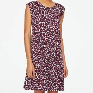 LOFT outlet • Cheetah Print Cap Sleeve Swing Dress